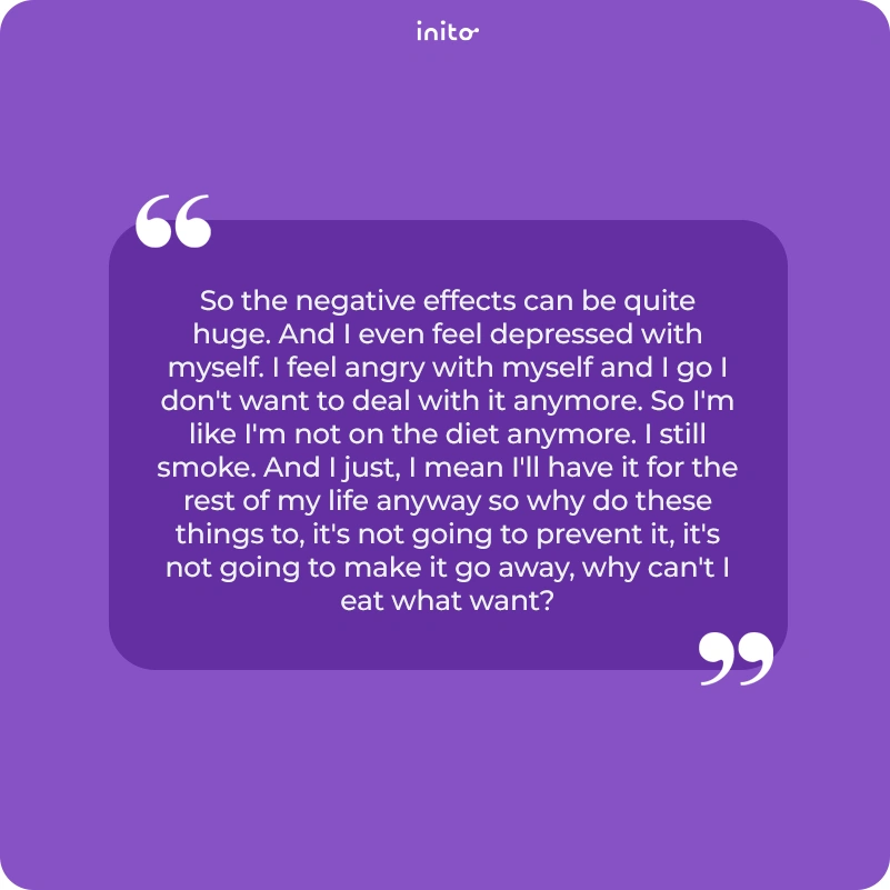 Endometriosis experience explaining its emotional effects