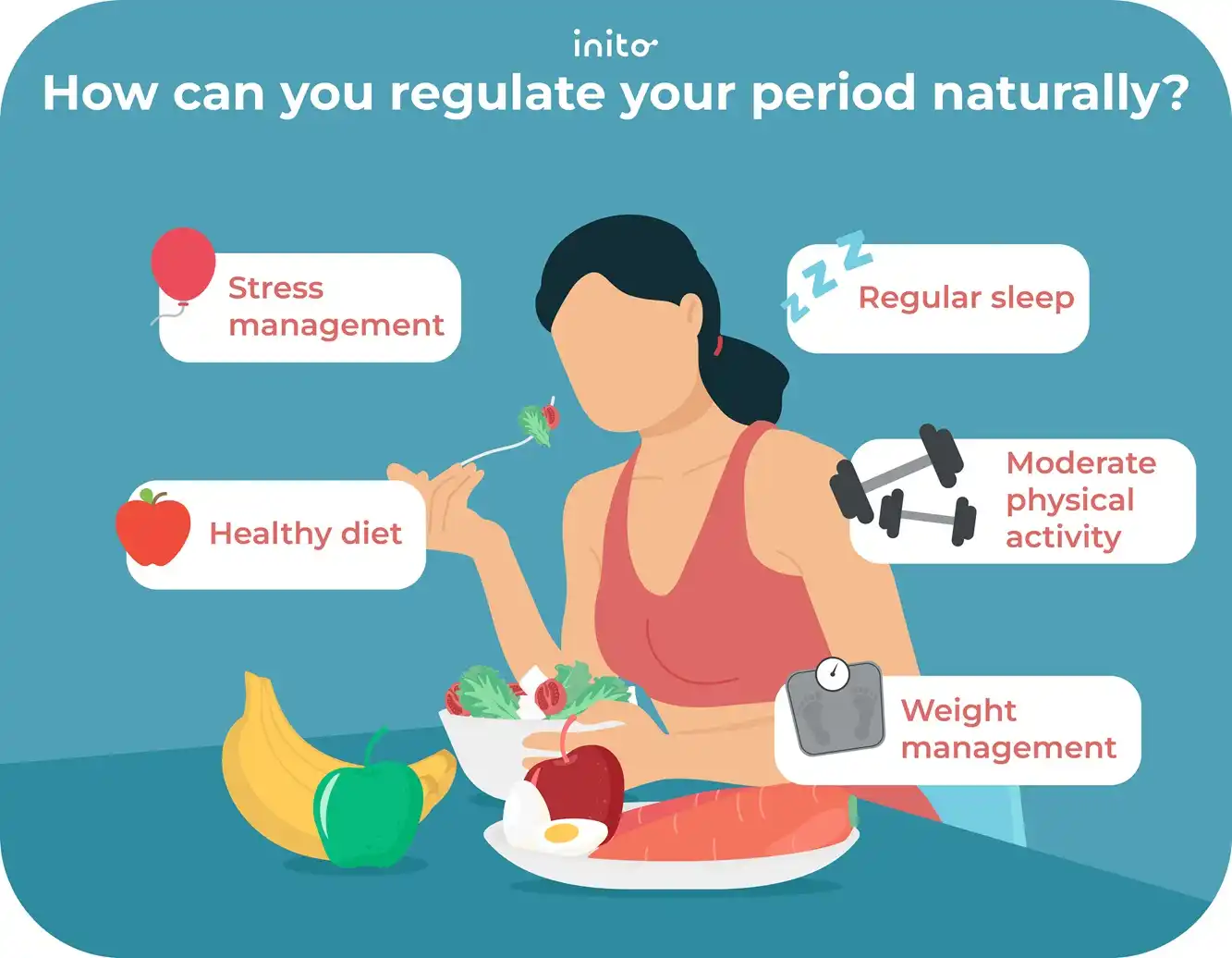 How can you regulate your period naturally