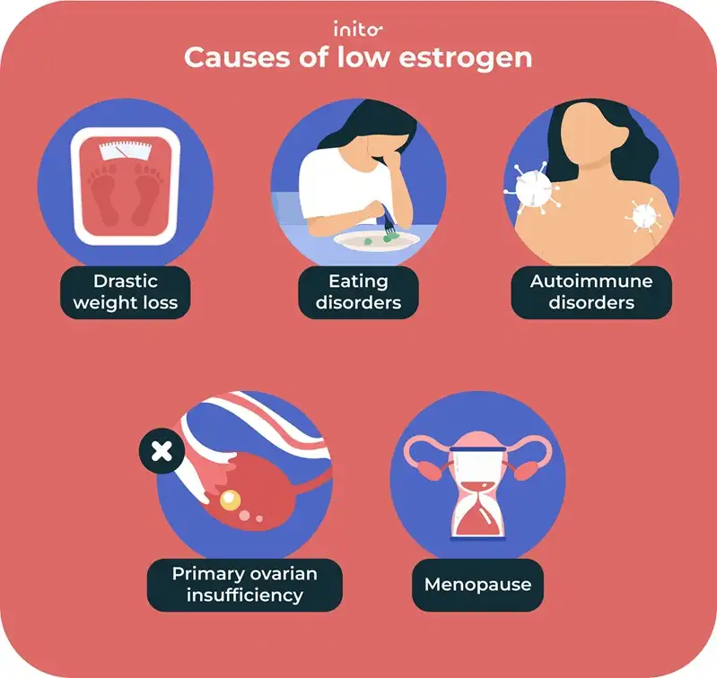 causes of low estrogen