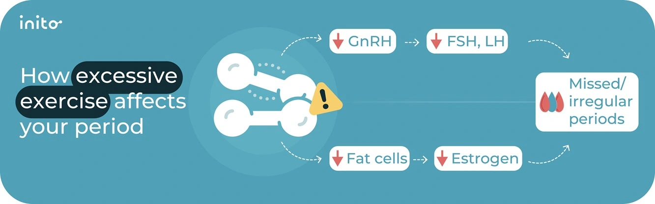 Effects of excessive exercise on period
