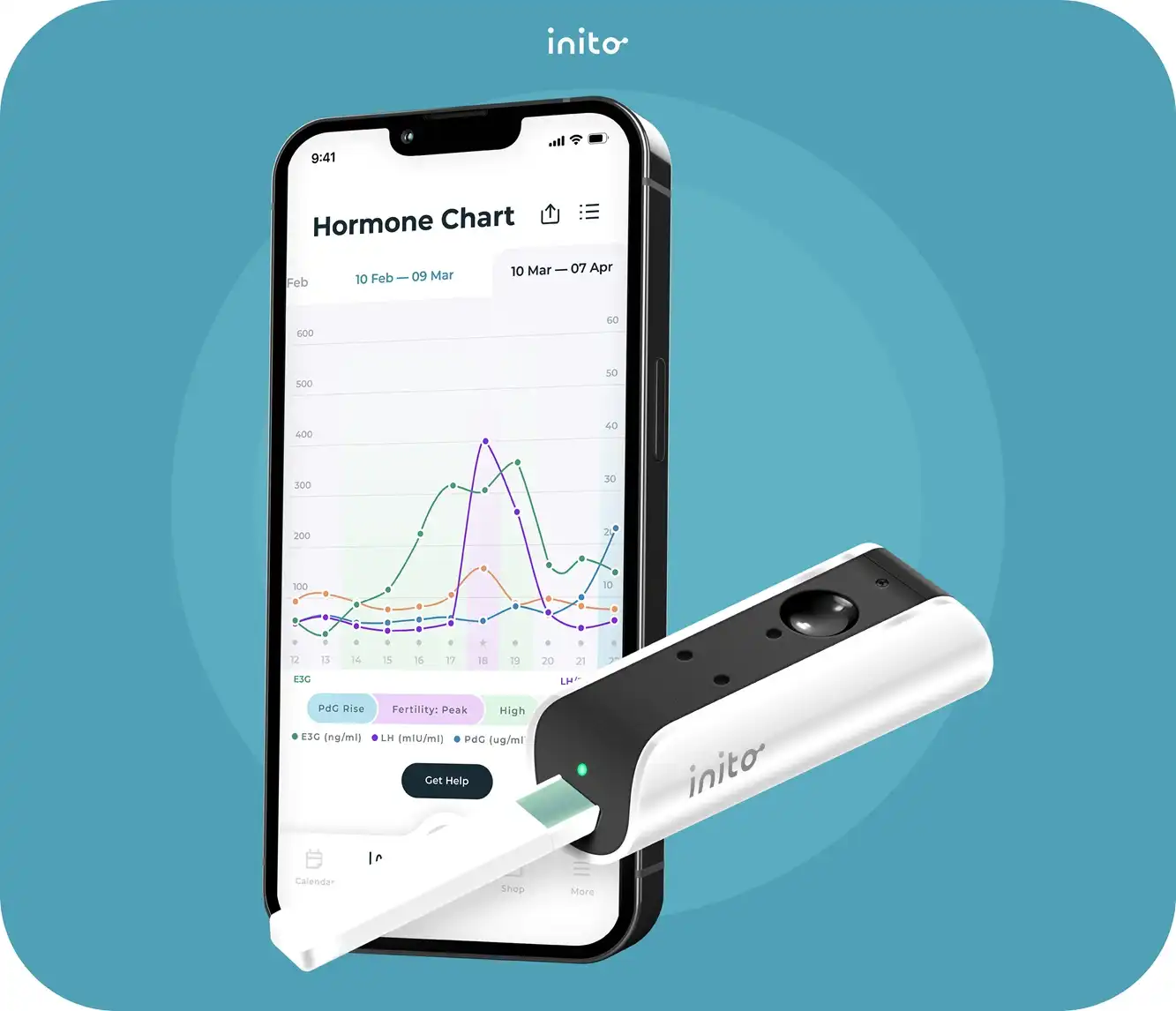 Inito fertility monitor to track menstrual cycle accurately