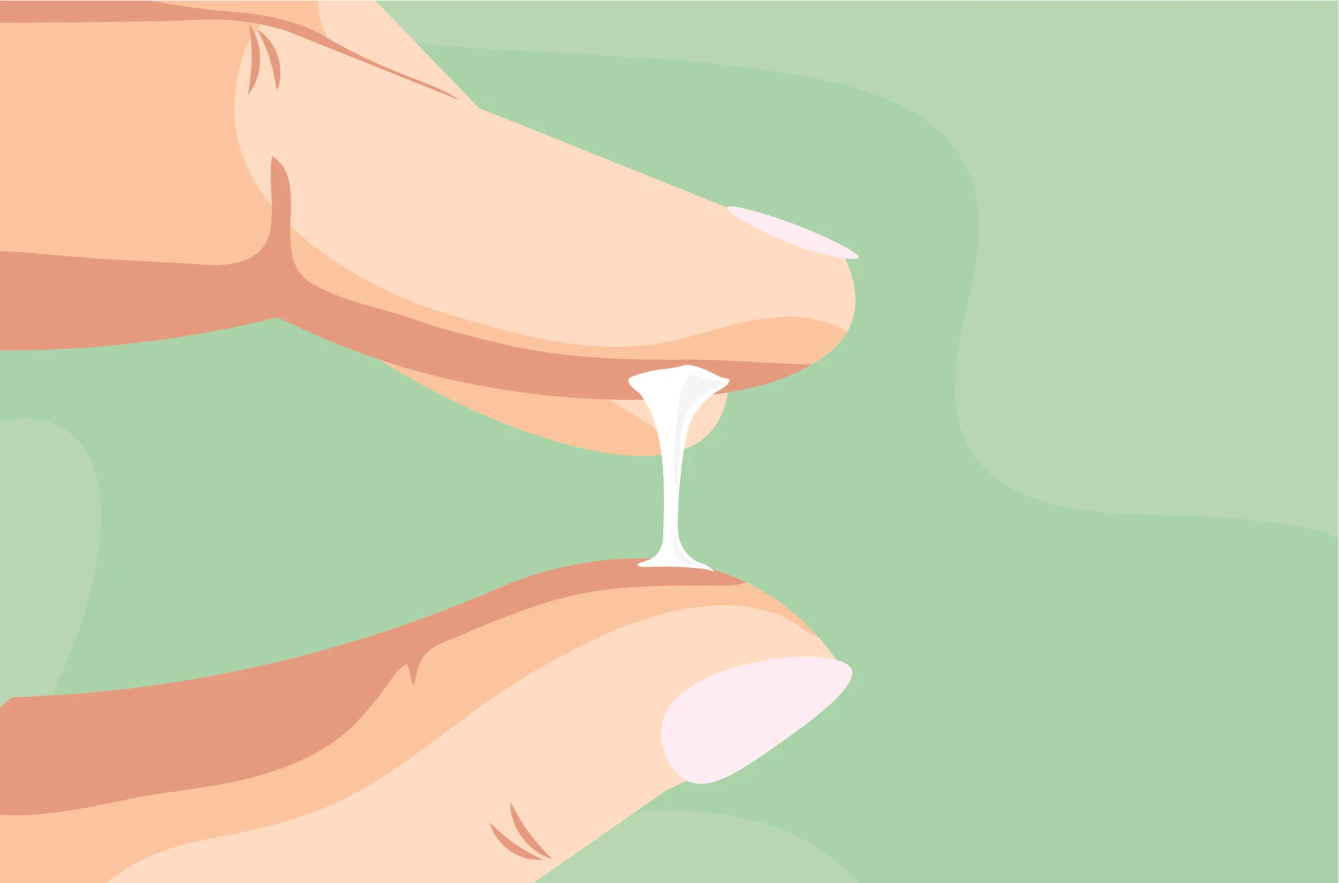 Follicular phase discharge