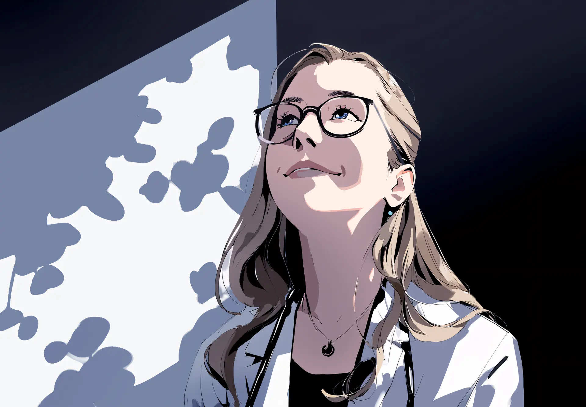 Hope is Radical: What experts wish you knew 3 An Illustration of Dr. Fran looking upwards with a gentle, hopeful smile