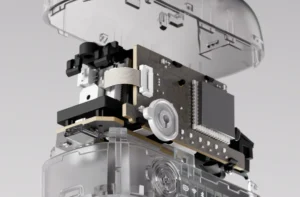 Exploded view of the InSight Wireless Reader™ showing the internal components, including sensor-based dual signal detection system