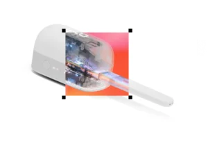 InSight Wireless Reader™ with a test strip in use